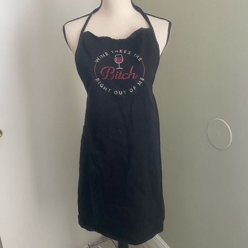 ❤️3x$20 Wine Takes The B%Tch Right Out Of Me Apron